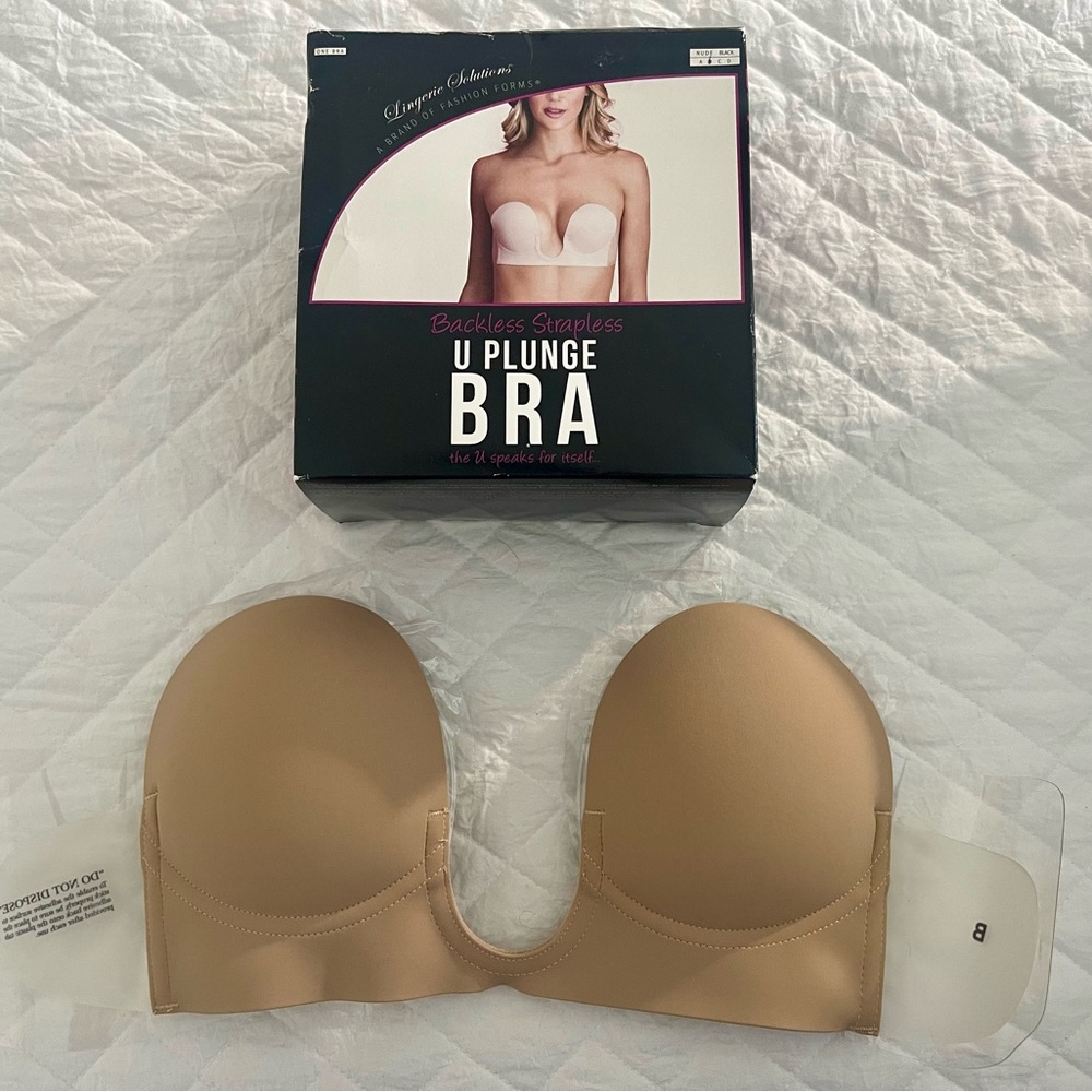Tan U Plunge Bra